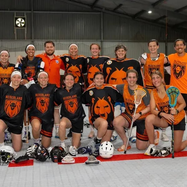Lacrosse groepsfoto