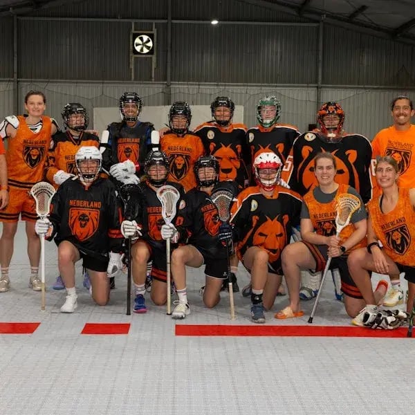 Maarten Versteeg lacrosse teamfoto
